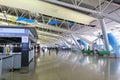 Inside view of the airport of kix Royalty Free Stock Photo