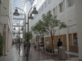 Inside view of architecture in oslo university hospital rikshospitalet