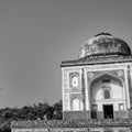 Inside view of architecture tomb inside Sunder Nursery in Delhi India, Sunder Nursery is World Heritage Site located near Humayun