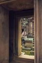 Inside view of Banteay Srey.Cambodia