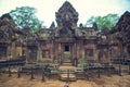Inside view of Banteay Srey.Cambodia