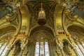 Inside view of a catherdral Royalty Free Stock Photo