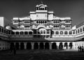 An inside view of the City Palace at Jaipur