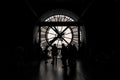 Inside view of the clock of Orsay museum in Paris Royalty Free Stock Photo