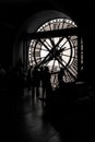 Inside view of the clock of Orsay museum in Paris Royalty Free Stock Photo