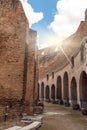 Inside View of Colosseum Royalty Free Stock Photo