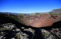 Inside view of the cone of Khorgo volcano, Mongolia