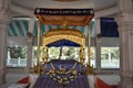 Inside view of Darbar Sahib or main hall , Guru Nanak Darbar Gurudwara.