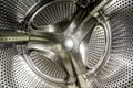 Inside view of a drum of a washing machine Royalty Free Stock Photo