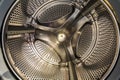 Inside view of a drum of a washing machine Royalty Free Stock Photo