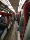 Interior of train. Corridor, britain, UK