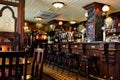 Inside view of a English public house, known as pub Royalty Free Stock Photo