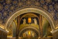 Ravenna, Italy - Inside View of the Galla Placidia Mausoleum UNESCO World Heritage