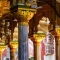 Inside view of Hazrat Nizamuddin Dargah during the day time in Delhi India, Religious Darah of Nizamuddin in Delhi