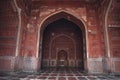 Inside view of Kau Ban Mosque at the Taj Mahal complex, Agra