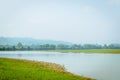 Inside view of Kaziranga National Park Assam India. Perfect place for fishing, exotic summer adventure, holiday in amazing nature