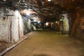 Inside view of Khewra mine Royalty Free Stock Photo