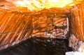 Inside view of Khewra salt mine Royalty Free Stock Photo