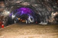 Inside view of Khewra salt mine Royalty Free Stock Photo