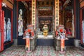 Inside view of local temple in Sadek, Vietnam