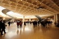 Inside view of Louvre museum in Paris Royalty Free Stock Photo
