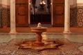 Inside view of the Mausoleum of Moulay Ismail in Meknes, Morocco