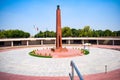 Inside view of National War Memorial in Delhi India, War Memorial full view during evening