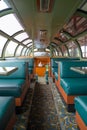 Inside view of the Panama Railway tourist train