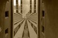 Inside view of Rama Yantra of Jantar Mantar Royalty Free Stock Photo