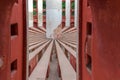 Inside view of Rama Yantra of Jantar Mantar Royalty Free Stock Photo