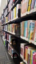 Public library in Canada. Inside view Royalty Free Stock Photo