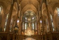 Inside view of Saint Patrick's Basilica in Montreal, Canada Royalty Free Stock Photo