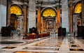 Inside view of Saint Peter's Basilica