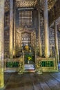 Inside the Shwenandaw Kyaung Temple or Golden Palace Monastery in Mandalay, Myanmar Royalty Free Stock Photo