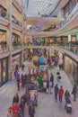 Inside view of the St James Quarter Shopping Center in Edinburgh