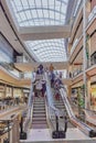 Inside view of the St James Quarter Shopping Center in Edinburgh