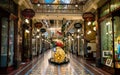 Inside view of the Strand shopping arcade in Sydney Australia Royalty Free Stock Photo