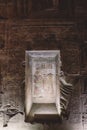 Inside View of the temple of Seti I, which is also known as the Great Temple of Abydos, in Kharga Royalty Free Stock Photo