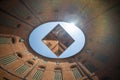 The inside view of a theather of the city of Ferrara in Italy