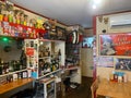 Interior of K's Diner on Miyakojima Island in Okinawa, Japan