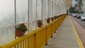 Inside view of Villena bridge in Miraflores Royalty Free Stock Photo