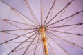 The inside violet umbrella at pattaya, Thailand.