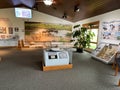 Inside the Vistors Center at Ashfall Fossil Beds State Historic Park in Royal, NE