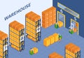 Inside The Warehouse Composition Royalty Free Stock Photo
