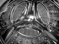 Inside of a washing machine drum Royalty Free Stock Photo