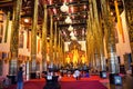 Inside the Wat Chedi Luang Temple in Chiang Mai, Thailand Royalty Free Stock Photo