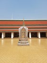 Inside the Wat Saket Temple in Bangkok.