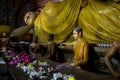 Inside the Wewurukannala Vihara Buddhist temple in Sri Lanka