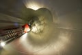 Inside the wind turbines. Royalty Free Stock Photo