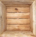 Inside a wooden box